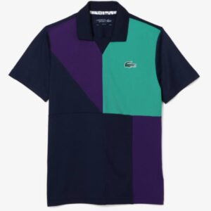 Polo homme Tennis Lacoste Sport color-block en piqué ultra-dry